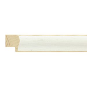 20x16mm White Cushion Moulding