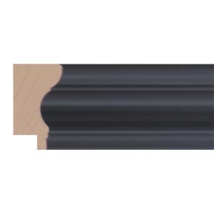 40x23mm Matt Black LUXE Esquilino Scoop Moulding