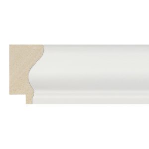 40x23mm Matt White LUXE Esquilino Scoop Moulding