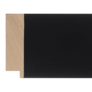 70x20mm Black Flat Moulding