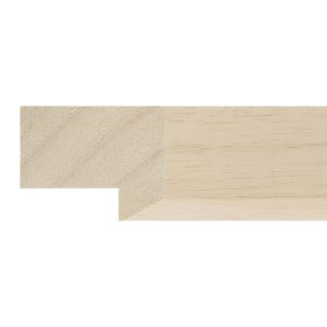 35x44mm Raw Obeche Bevel Moulding