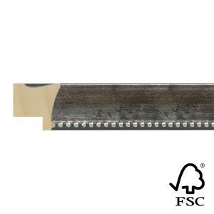 22x22mm Pewter Scoop Moulding FSC