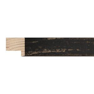 20x20mm Rustic Black Madeira Cube Moulding