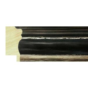 40x20mm Black LUXE Trastevere Scoop Moulding