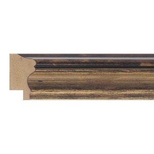 30x16mm Gold LUXE Trastevere Scoop Moulding