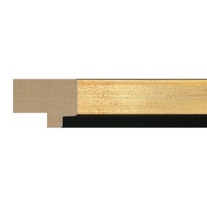 22x30mm Gold/Black Lip LUXE Boston Box Moulding