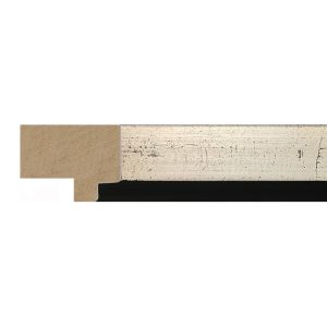 22x30mm Silver/Black Lip LUXE Boston Box Moulding