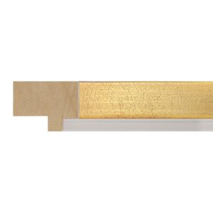 22x30mm Gold/White Lip LUXE Boston Box Moulding