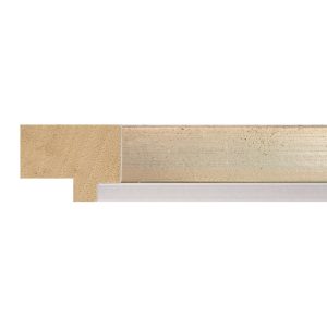 22x30mm Silver/White Lip LUXE Boston Box Moulding