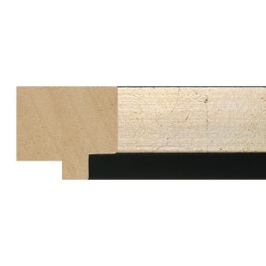 35x39mm Silver/Black Lip LUXE Boston Box Moulding