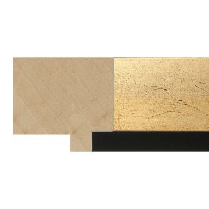 45x49mm Gold/Black Lip LUXE Boston Box Moulding