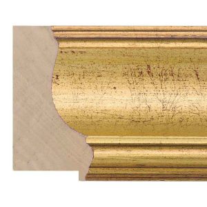 75x32mm Gold Scoop Moulding