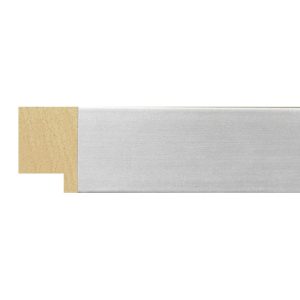 28x16mm Silver Flat Moulding