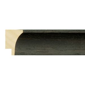 30x21mm Black Scoop Moulding