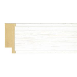 39x14mm White Flat Moulding