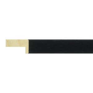 15x25mm Black Flat Moulding