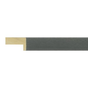 15x25mm Dark Grey Flat Moulding