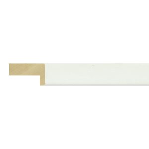 15x25mm White Flat Moulding