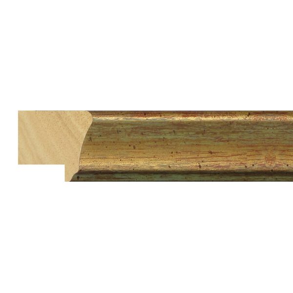 24x22mm Antique Gold Scoop Moulding