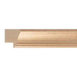 24x22mm Gold Scoop Moulding