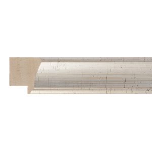 24x22mm Silver Scoop Moulding