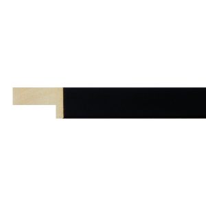 15x25mm Black Flat Moulding