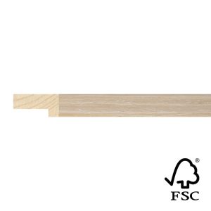 11x20mm Oak Veneer Stelvio Flat Moulding FSC