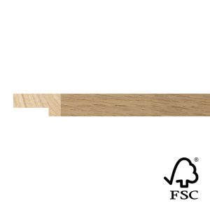 11x20mm Oak Veneer Stelvio Flat Moulding FSC