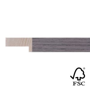 16x30mm Grey Veneer Stelvio Flat Moulding FSC