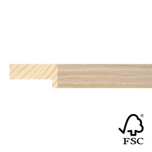 16x30mm Oak Veneer Stelvio Flat Moulding FSC
