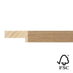 16x30mm Oak Veneer Stelvio Flat Moulding FSC