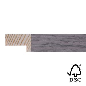 20x30mm Grey Veneer Stelvio Flat Moulding FSC