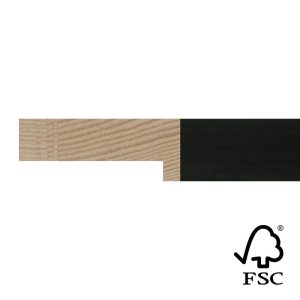 21x52mm Black Veneer Stelvio Flat Moulding FSC