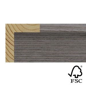 10x40mm Grey Veneer Stelvio L-shape Moulding FSC