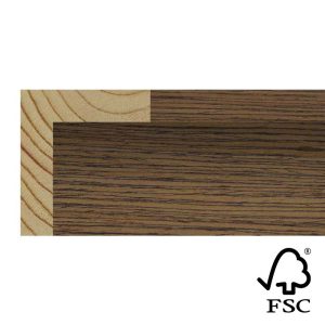10x40mm Light Walnut Veneer Stelvio L-shape Moulding FSC