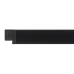 20x15mm Brushed Black Cushion Polymer Moulding