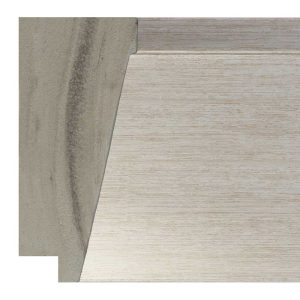 88x37mm Silver Bevel Polymer Moulding