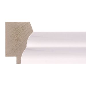 48x31mm Gloss White 2 step Step Polymer Moulding