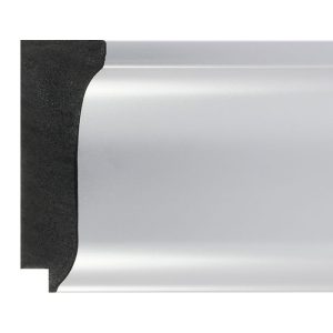 76x26mm Matt Silver Step Polymer Moulding