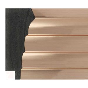 81x35mm Rose Gold 3 step Step Polymer Moulding