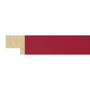 22x22mm Dark Red Closed Grain Create Flat Moulding