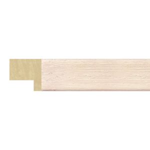 22x22mm Limewash Closed Grain Create Flat Moulding