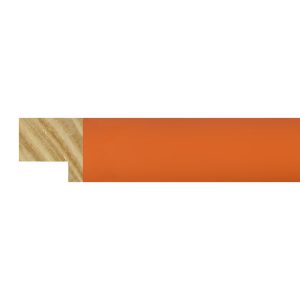 22x22mm Orange Closed Grain Create Flat Moulding