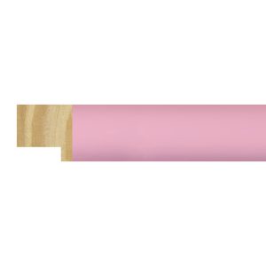 22x22mm Pink Closed Grain Create Flat Moulding