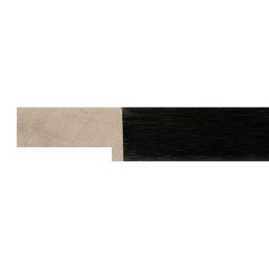 20x33mm Black Open Grain Create Flat Moulding