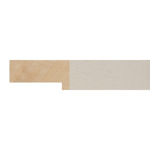 20x40mm Ivory Open Grain Create Flat Moulding
