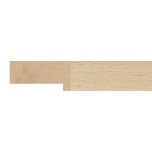 20x40mm Raw Obeche Open Grain Create Flat Moulding