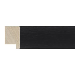 30x20mm Black Open Grain Create Flat Moulding