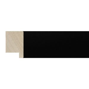 30x20mm Black Closed Grain Create Flat Moulding