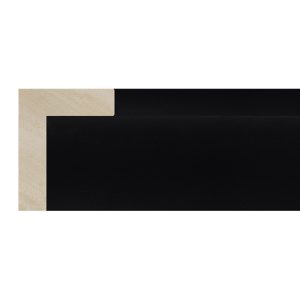 10x32mm Matt Closed Grain Black Create L-shape Moulding